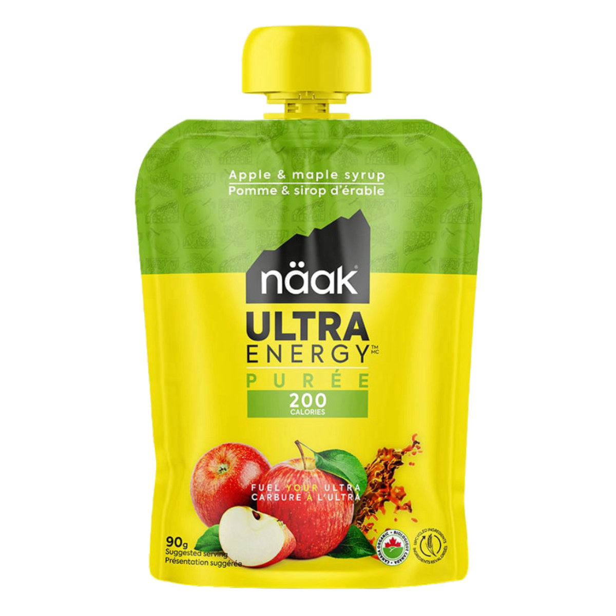Pomme & sirop d'érable - Näak Ultra Energy™ Purée (6 x 90g)