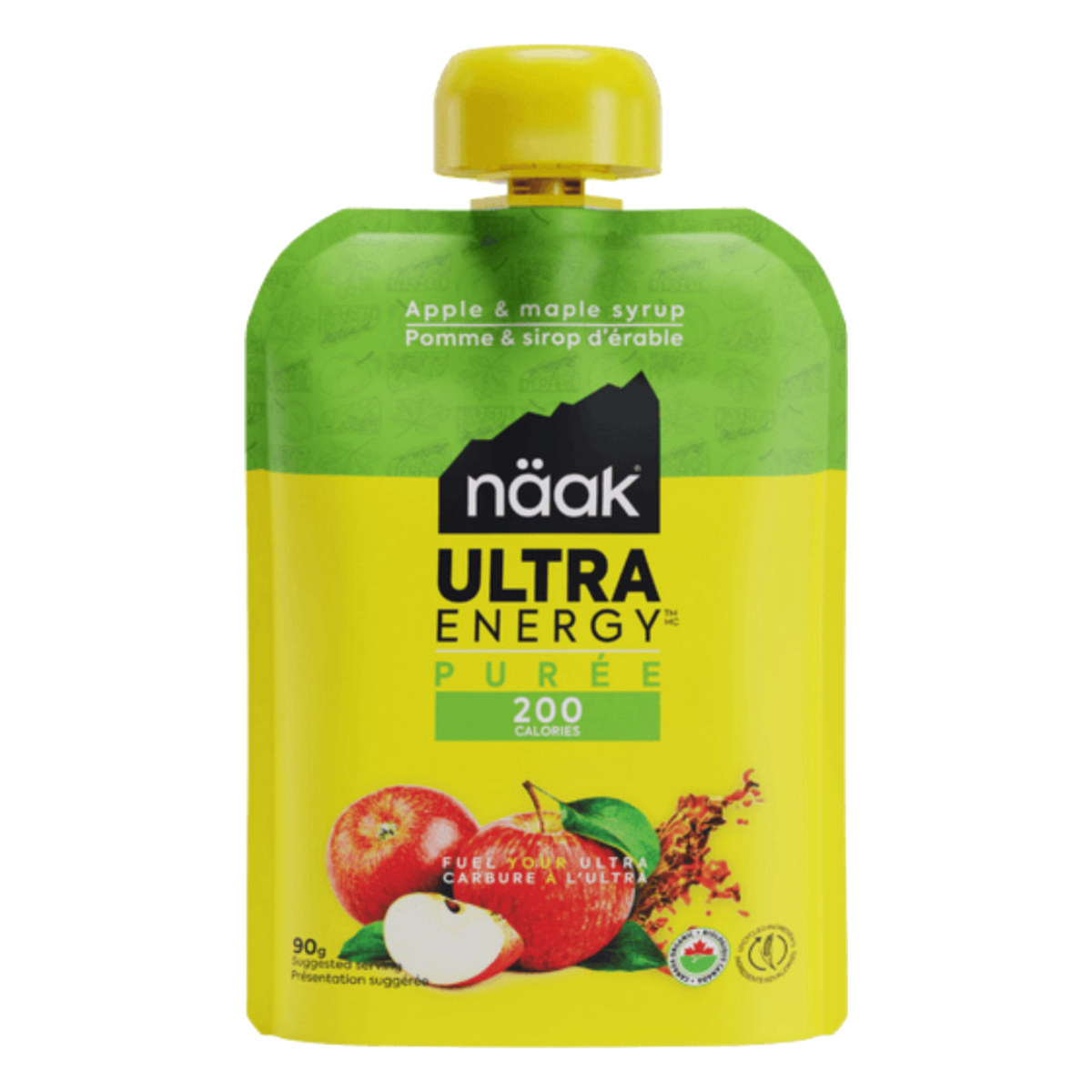 Pomme & sirop d'érable - Näak Ultra Energy™ Purée (12 x 90g)